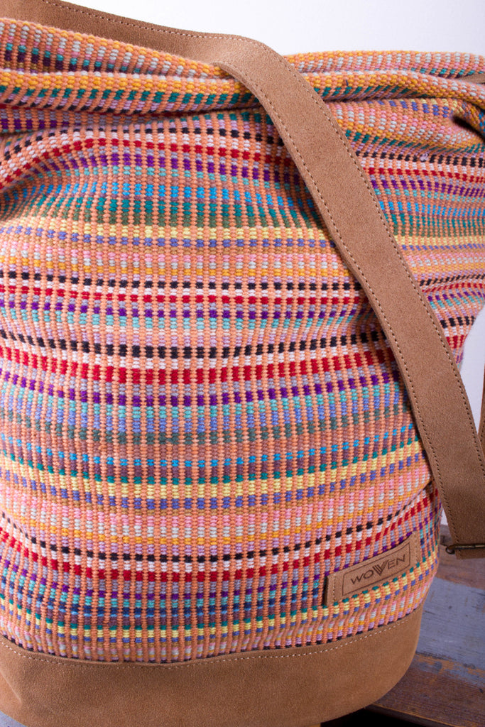 Daily bag - Salmon Pink Recycle Pattern