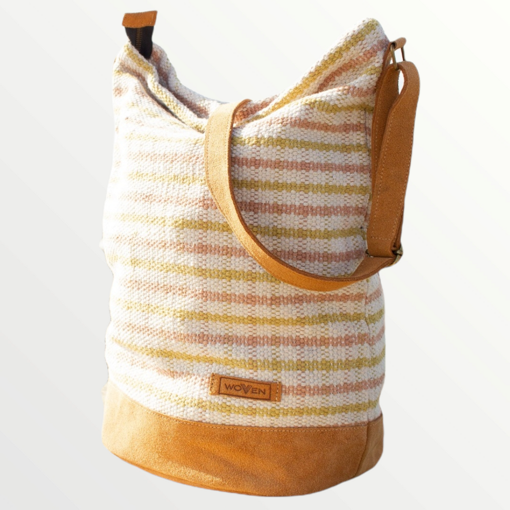 MUNIMUNI Aasha Zip Yoga Mat Bag by Woven - Light Mix Recycle